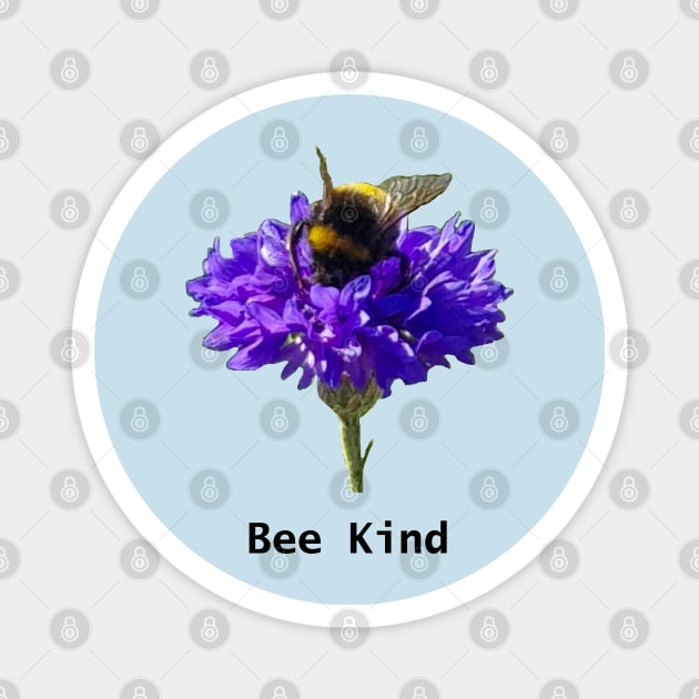 Honey Bee says Bee Kind for Positivity Magnet by ellenhenryart